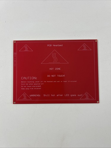 Reprap pcb heatbed x - heatbed, 4.5”